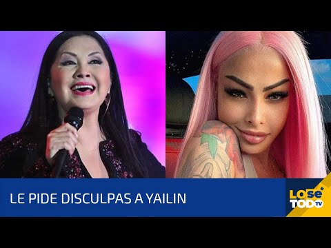 ANA GABRIEL LE PIDE DISCULPAS A YAILIN LA MÁS VIRAL POR NO RECONOCERLA
