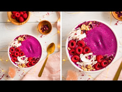 pink pitaya smoothie bowl ✨🌸