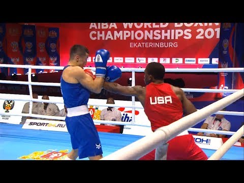 Round of 32 (63kg) DAVIS Keyshawn (USA) vs ABDURAIMOV Elnur (UZB) /AIBA World 2019
