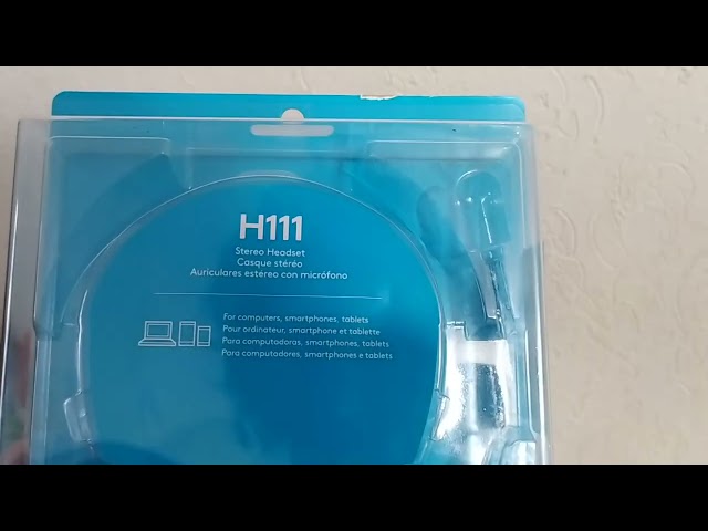 Vídeo relacionado con Logitech H111 Auriculares con Cable, Sonido Estéreo con Micrófono Giratorio, Jack 3,5mm, PC/Mac/Portátil/Smartphone/Tablet, Negro