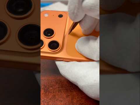 misaligned iPhone 17 Pro Max noticeable gaps along the back glass #apple #iphone #iphonepro