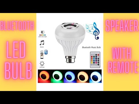 Plastic led music light bulb, cool daylight, 7 w