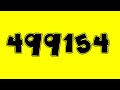 Colorful Numbers 1 To 1 Million 11st Birthday Special
