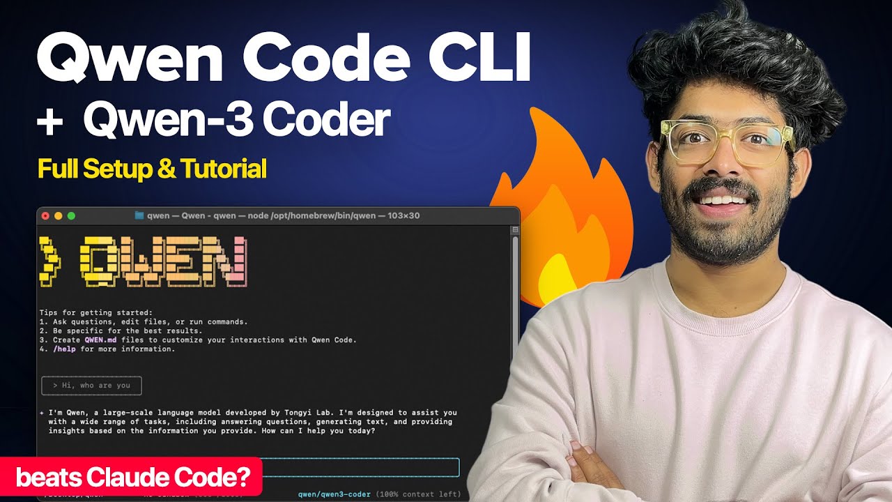 Qwen Code CLI + Qwen-3 Coder 🔥 | Better Than Claude Code? - Full Tutorial