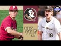 20 Florida State 12 Wake Forest Pitchers Duel Game 2 2026 College Baseball Highlights