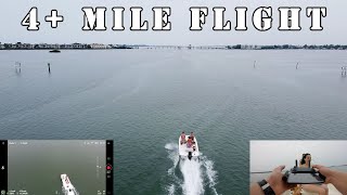 Mavic Mini chases a boat!