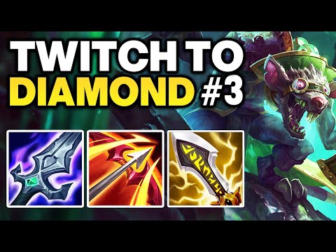 How to Play Twitch ADC in Plat MMR - Twitch Unranked to Diamond #3 | League of Legends