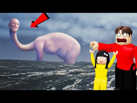 Yuta Mio Melihat Penampakan Dinosaurus Kepala Manusia Mengerikan Di Lautan | ROBLOX