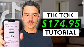 How I Make $174.95 PER Day With TikTok (2023 Tutorial)