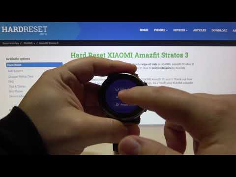 How to Perform Soft Reset in Xiaomi Amazfit Stratos 3 - Unfreeze Android Smartwatch