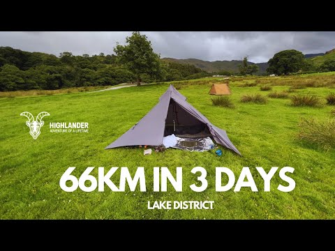 Hiking and Camping 66km in the Lake District (Highlander Event)