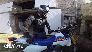 preview picture of video 'Dirt Bike!!The  DR350 Suzuki gets taken out on the woodland trails in the Massif Central, France'