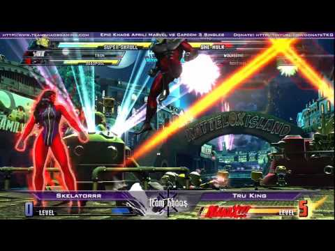 Epic Khaos April - MvC3 Singles - Skelatorrr vs TruKing