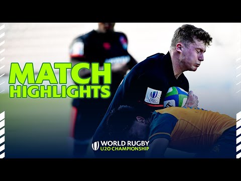 Late DRAMA! | England v Australia Highlights | World Rugby U20 Championship
