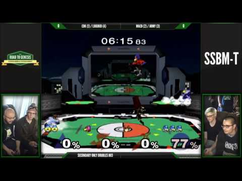 RtG4 Secondary Doubles - CDK/Luigikid vs. MacD/Army - SSBM