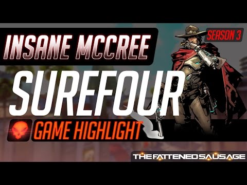 [Highlight] Surefour Explains His Aimbot + Incredible McCree Gameplay