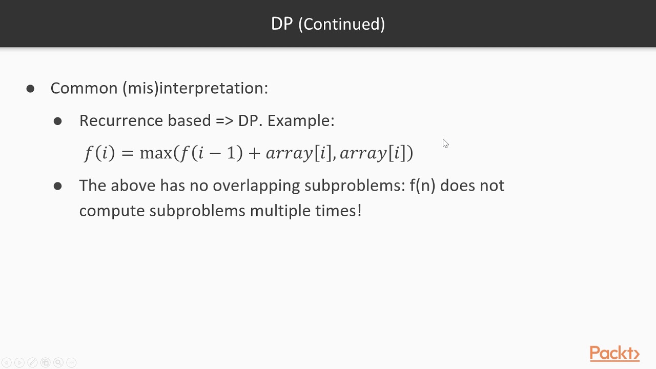 Advanced Data Structures and Algorithms in Python : What Is DP? | packtpub.com