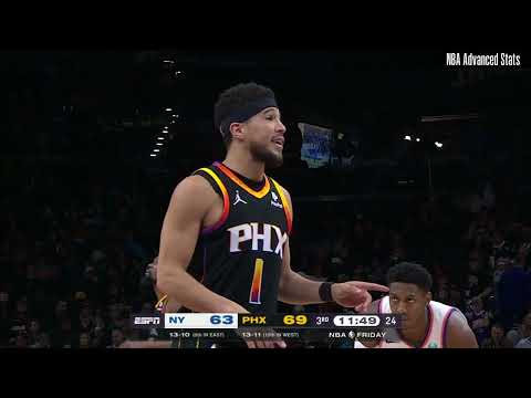 Devin Booker 28 pts 2 reb 9 ast vs New York Knicks | 2023-12-15