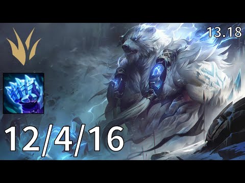Volibear Jungle vs Lillia - EUW Master | Patch 13.18