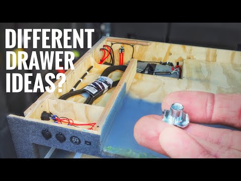 4WD drawer ideas for vehicle or camper van storage