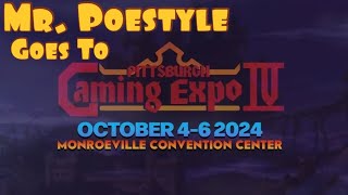 Mr. Poestyle Goes To The Pittsburgh Gaming Expo 2024