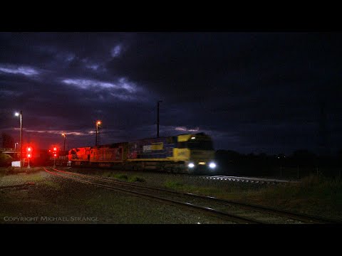 3XM4 Steel & Container Train With NR99, AN9 & 9324  - PoathTV Australian Railways