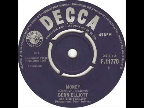 UK New Entry 1963 (248) Bern Elloitt & The Fenmen - Money