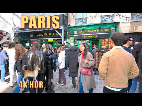February 14, 2026 | Paris France 🇫🇷 City center walking tour (4K HDR)
