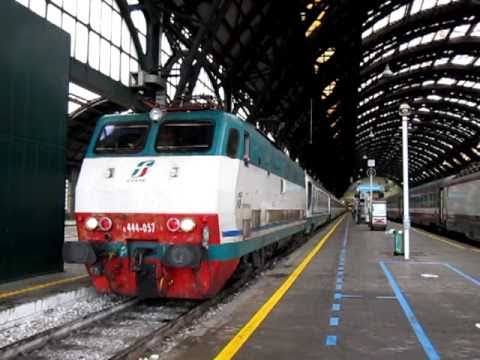 FS Intercity 9815 Milano - Taranto hauled by E444R at Milano Centrale