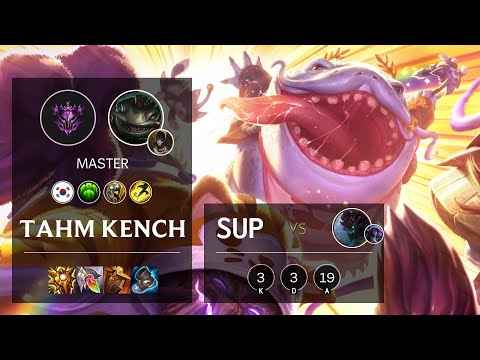 Tahm Kench Support vs Maokai - KR Master Patch 10.24