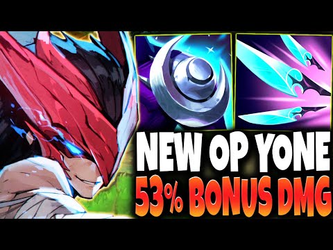 I created our NEW OP YONE x53% BONUS TRUE DMG BUILD that Can DESTROY ALL 🔥 | League of Legends