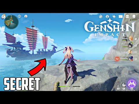 Found a SECRET Pirate Ship With LOOT On Genshin Impact!