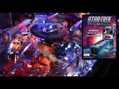 Star Trek LE pinball "Unboxing" (Stern Pinball, overview of limited collector's edition!)