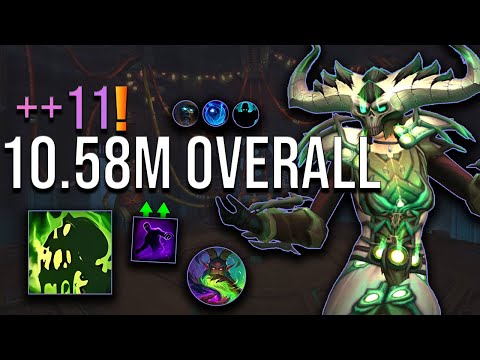 +11 Operation Floodgate Affliction Warlock 10.58M Overall M+ POV | 11.2 (S3 TWW)