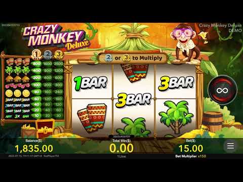 Crazy Monkey Deluxe Slot Demo Play & Review 2023 | Nextspin Slot
