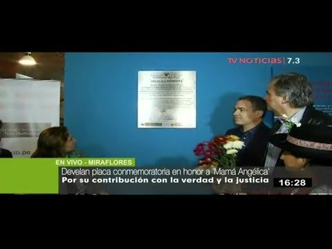 Ministros de Estado participaron en homenaje póstumo a “mamá Angélica”