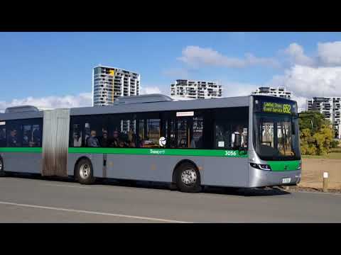 Transperth Volvo B8RLEA (Volgren Optimus) TP3056 Arrives @ Perth Stadium