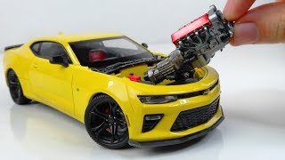 Hypnotic Building of a Perfect Tiny Camaro 1LE Step by Step  - Bumblebee Transformers