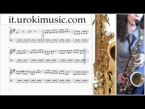 Lezioni di Sassofono Tenore Ariana Grande Dangerous Woman Parte#1 Melodia Tutorial Spartito Imparare