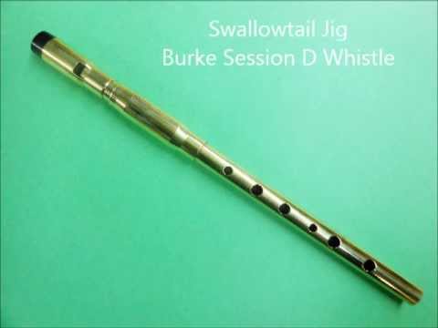 Tone Demonstration - Burke Session D Whistle - Swallowtail Jig