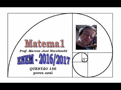 Matemática, QUESTÃO 156 - ENEM 2016/2017 -  Azul