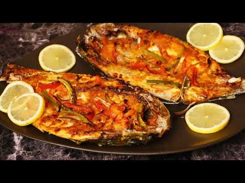 Grilled Fish Cooked with Fresh Vegetable and Salsa | Singari Fish