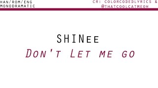 SHINee (샤이니) - Don't Let Me Go (투명 우산) (Han|Rom|Eng)
