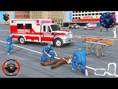 Ambulance Van Driving Simulator 3D - 911 Emergency Rescue Siren 🚑 | Android Gameplay iOS