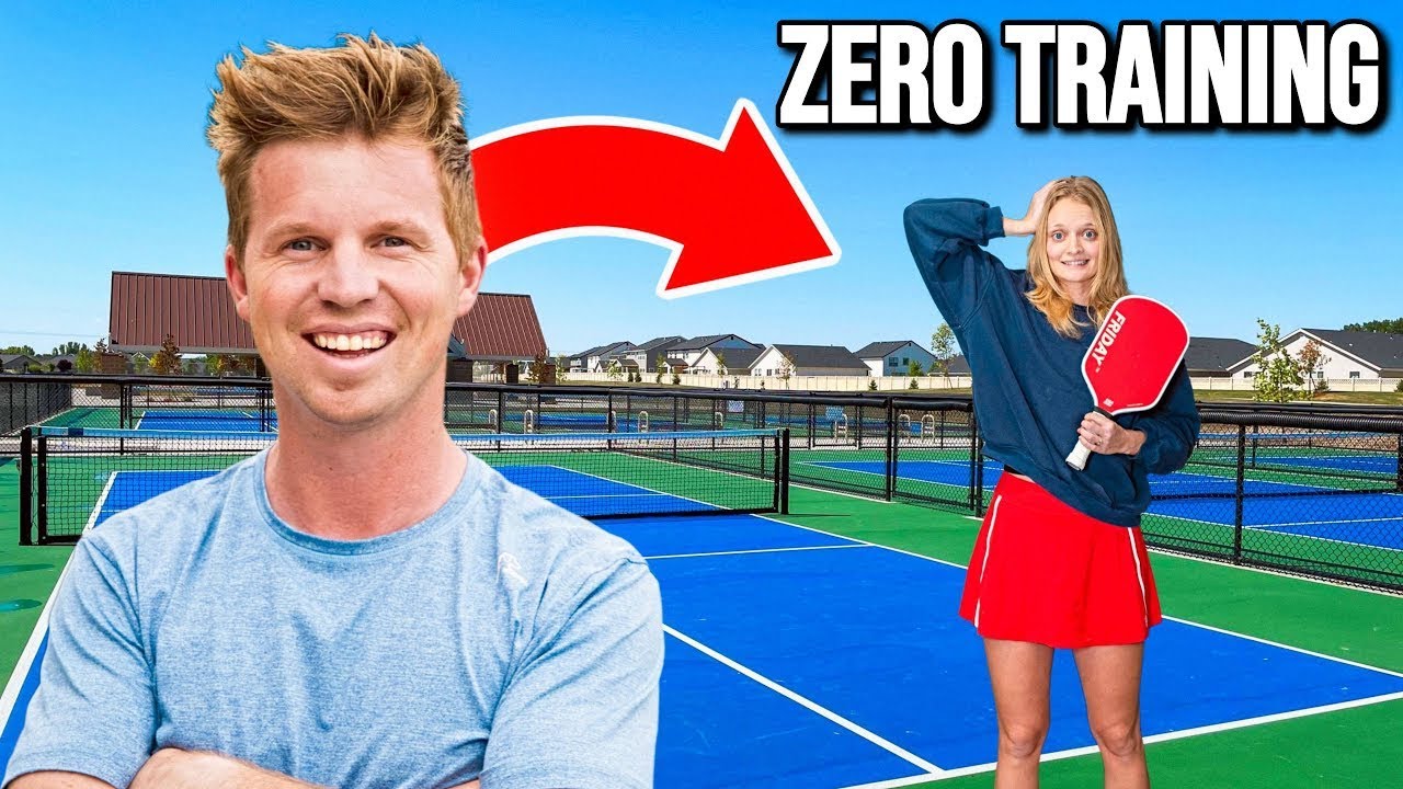 I Entered My Wife Into a Pickleball Tournament With ZERO TRAINING