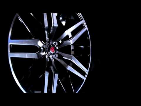 Axe EX30 Gloss Black Machined Face Concave Alloy Wheel