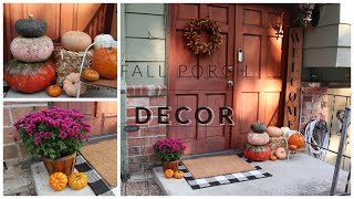 Fall Front Porch Decorate With Me // Simple Fall Decor #decoratewithme #falldecor #fallporch #simple