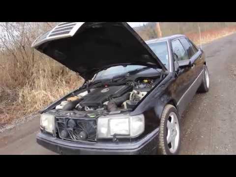 Mercedes Benz W124 V8 (400E) ACCELERATION EXHAUST & driving