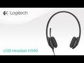 Logitech Écouteurs H340 USB Stereo noir