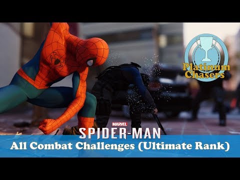All Taskmaster Combat Challenges (Ultimate Rank) - Spider-Man (PS4)